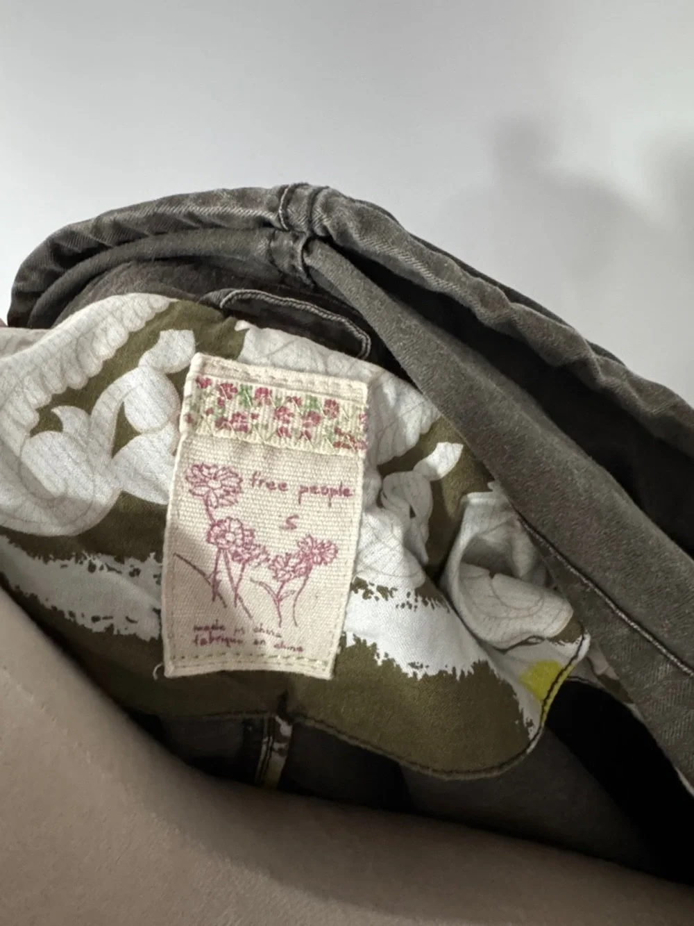 Free People Women’s Olive Hooded Utility Jacket - Picture 2 of 9